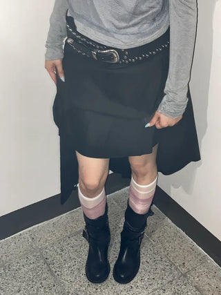 Taylor See-through Color Knee Socks Stockings