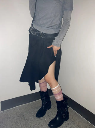 Taylor See-through Color Knee Socks Stockings
