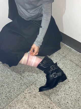 Taylor See-through Color Knee Socks Stockings