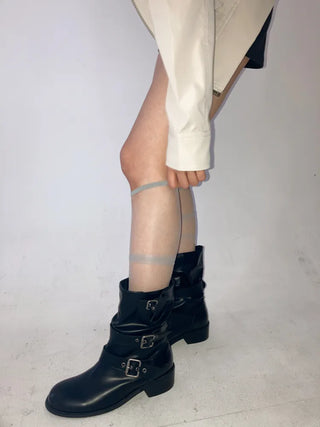 Taylor See-through Color Knee Socks Stockings