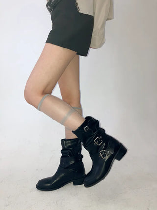 Taylor See-through Color Knee Socks Stockings