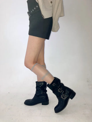 Taylor See-through Color Knee Socks Stockings