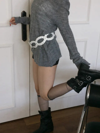Taylor See-through Color Knee Socks Stockings