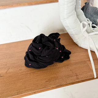 Shirred Dot Leg Warmers