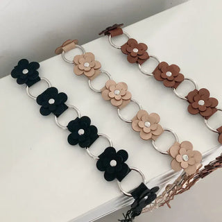 Awning Flower Ring Chain Knot Strap Belt
