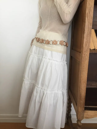 Awning Flower Ring Chain Knot Strap Belt