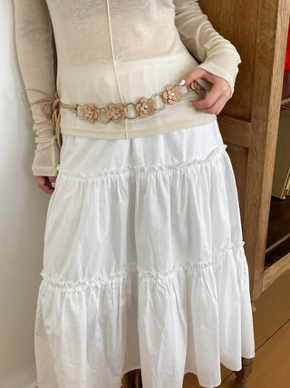 Awning Flower Ring Chain Knot Strap Belt
