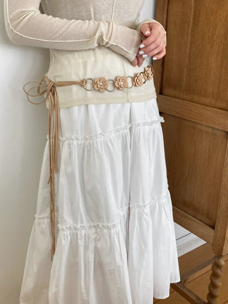 Awning Flower Ring Chain Knot Strap Belt