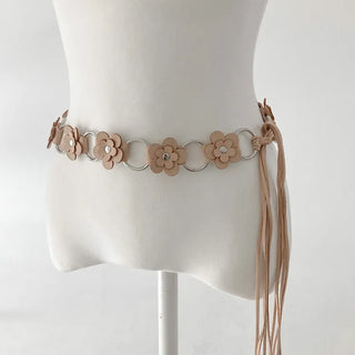 Awning Flower Ring Chain Knot Strap Belt