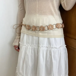 Awning Flower Ring Chain Knot Strap Belt