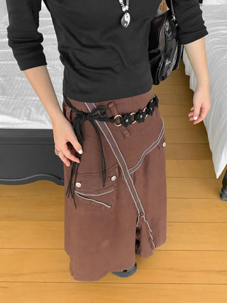Awning Flower Ring Chain Knot Strap Belt