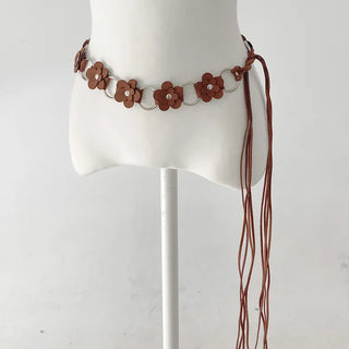Awning Flower Ring Chain Knot Strap Belt