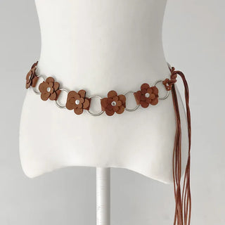 Awning Flower Ring Chain Knot Strap Belt