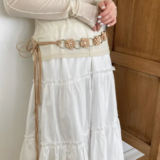 Awning Flower Ring Chain Knot Strap Belt