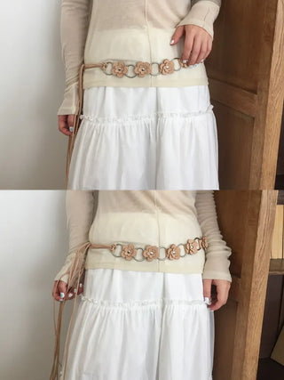 Awning Flower Ring Chain Knot Strap Belt