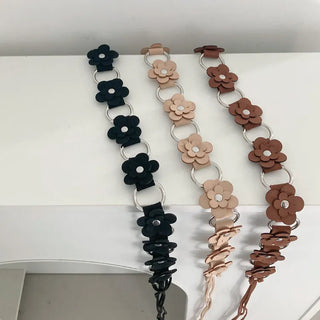 Awning Flower Ring Chain Knot Strap Belt