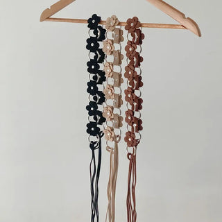 Awning Flower Ring Chain Knot Strap Belt