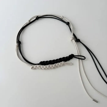 Mono Knot Leather Strap Belt