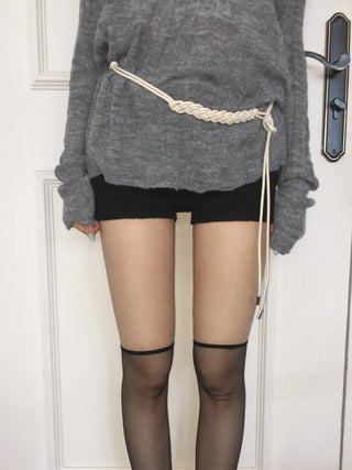 Mono Knot Leather Strap Belt