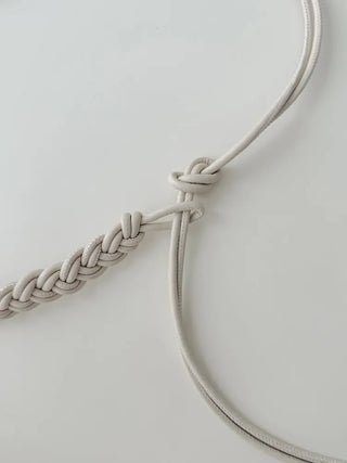 Mono Knot Leather Strap Belt