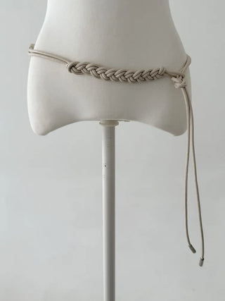 Mono Knot Leather Strap Belt