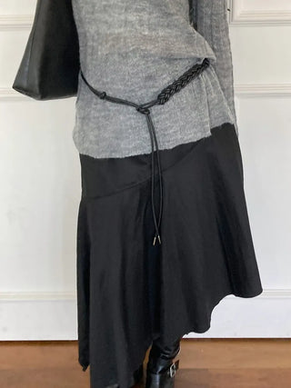 Mono Knot Leather Strap Belt