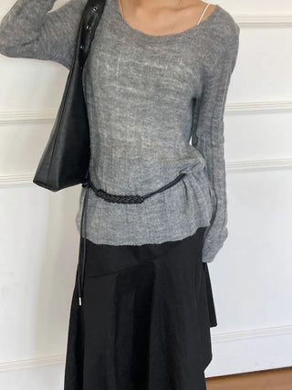 Mono Knot Leather Strap Belt