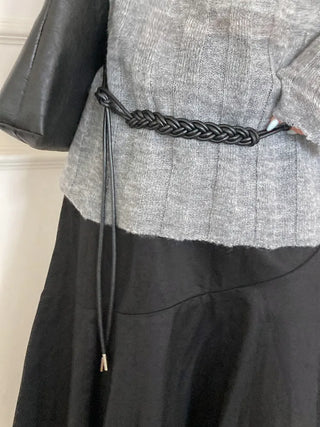 Mono Knot Leather Strap Belt