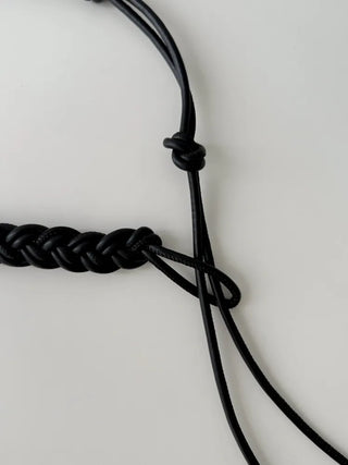 Mono Knot Leather Strap Belt