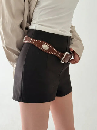 Country Line Studded Leather Belt
