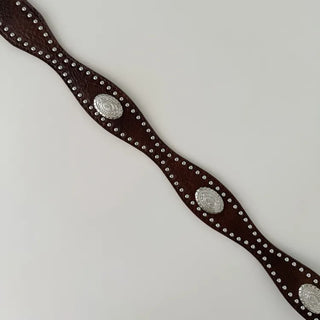 Country Line Studded Leather Belt