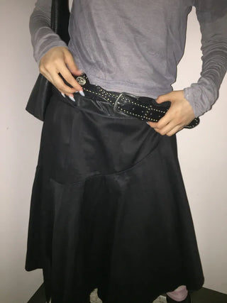 Country Line Studded Leather Belt