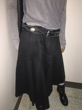 Country Line Studded Leather Belt