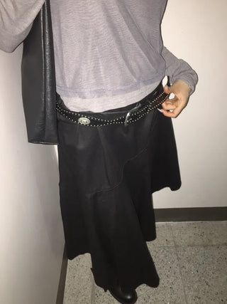 Country Line Studded Leather Belt