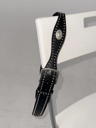 Country Line Studded Leather Belt