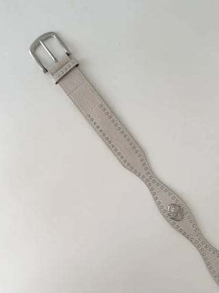 Country Line Studded Leather Belt