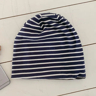 Moderni Striped Cotton Beanie Hat