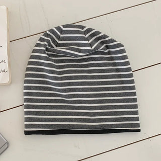 Moderni Striped Cotton Beanie Hat