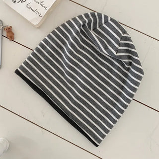 Moderni Striped Cotton Beanie Hat