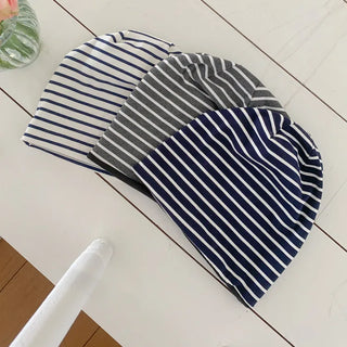 Moderni Striped Cotton Beanie Hat