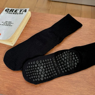 Basic Semi-ribbed Yoga Pilates Home Workout Stretchy Non-slip Workout Socks