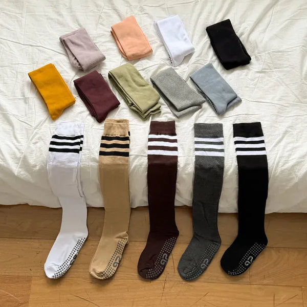 Slim High-Fit Yoga & Pilates Non-slip Over-the-Knee Long Socks