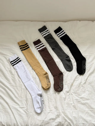 Slim High-Fit Yoga & Pilates Non-slip Over-the-Knee Long Socks
