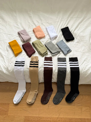 Slim High-Fit Yoga & Pilates Non-slip Over-the-Knee Long Socks