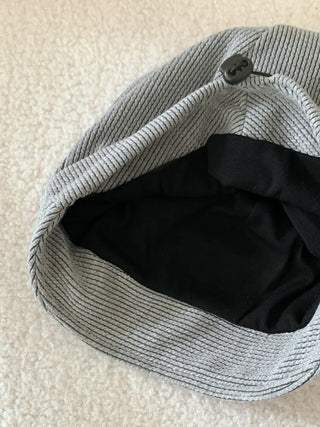 Mood Line Loose Fit String Oversized Beanie Hat