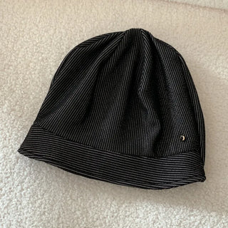 Mood Line Loose Fit String Oversized Beanie Hat