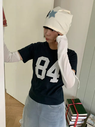 Loose-fit Knit Ribbed Pullover Bandana Beanie Hat Collection
