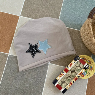 Loose-fit Knit Ribbed Pullover Bandana Beanie Hat Collection