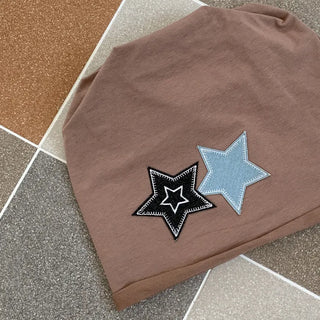Loose-fit Knit Ribbed Pullover Bandana Beanie Hat Collection