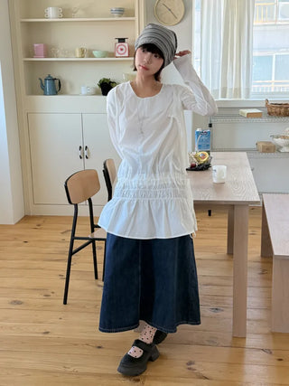 Loose-fit Knit Ribbed Pullover Bandana Beanie Hat Collection